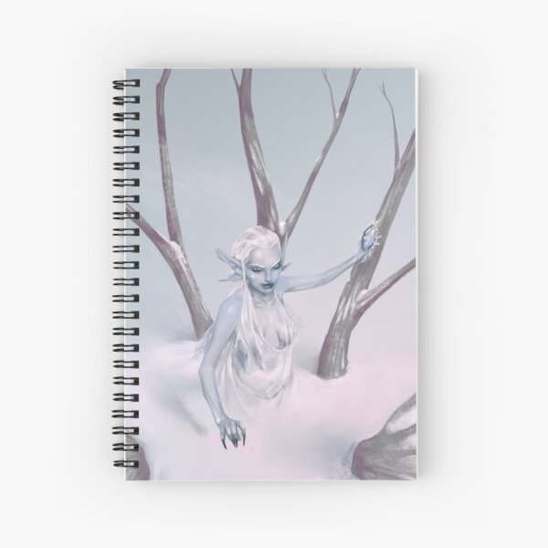 Snow Fairy Spiral Notebook
