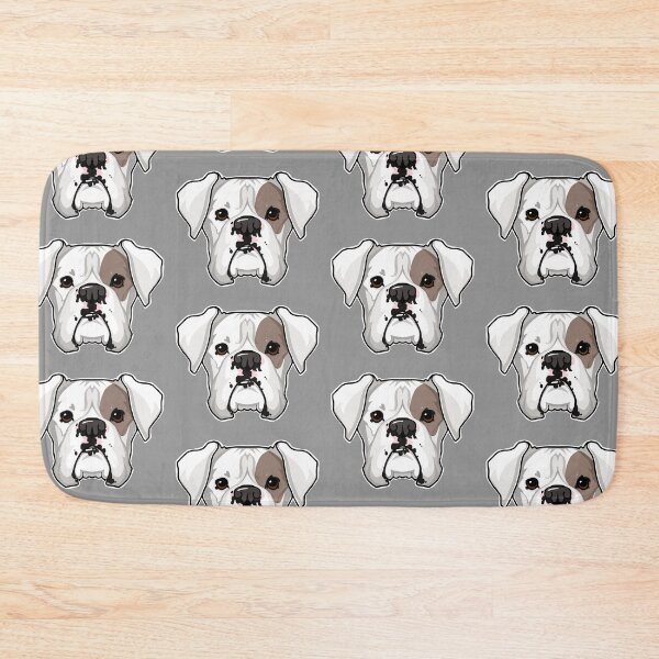 Item preview, White Boxer with spot designed and sold by ArtOfBianca.