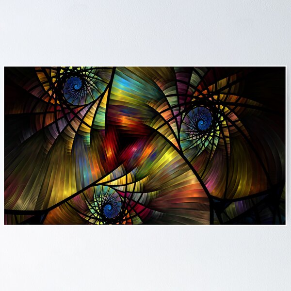 Item preview, Stain Glass Curls designed and sold by thebeeper52.