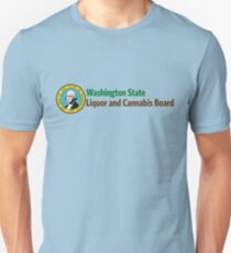 Washington State Liquor und Cannabis Board Slim Fit T-Shirt