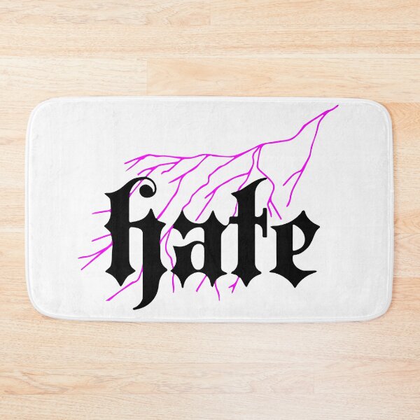 Item preview, Hate Sad Fluor Pink designed and sold by RosedesignArt.