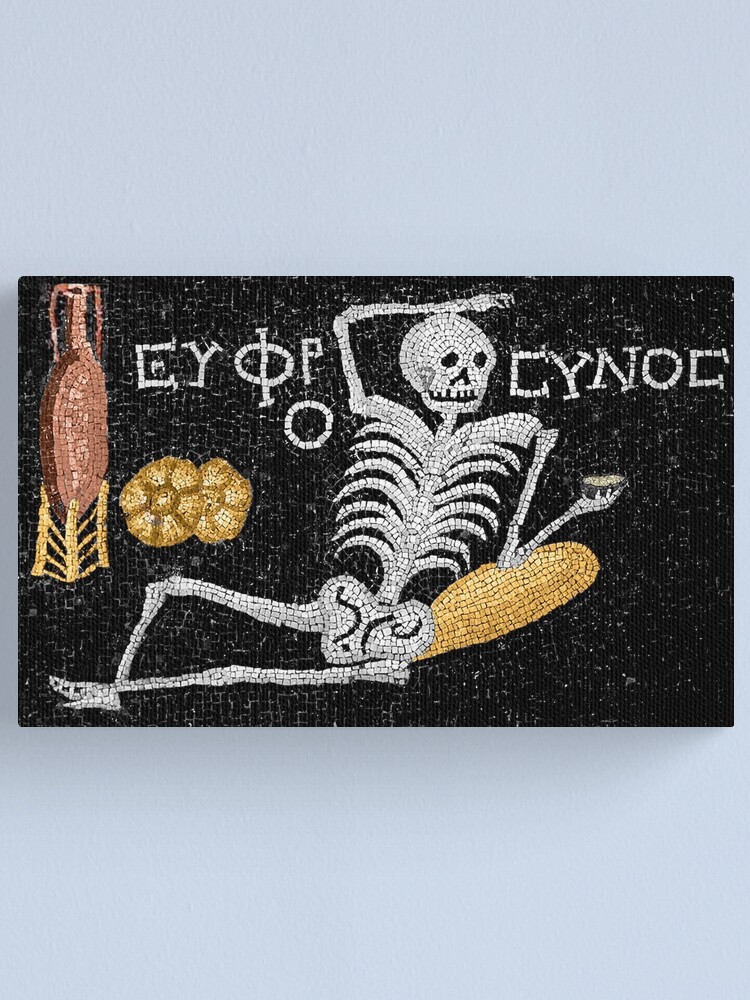 Be Cheerful, Enjoy Your Life - Ancient Greek Mosaic