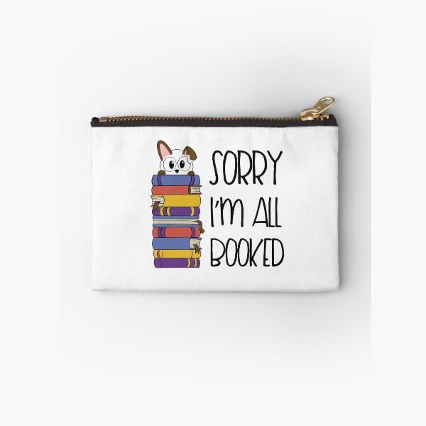 Item preview, Sorry I'm All Booked Reading Cute Dog Book Lover Design designed and sold by logankinkade.