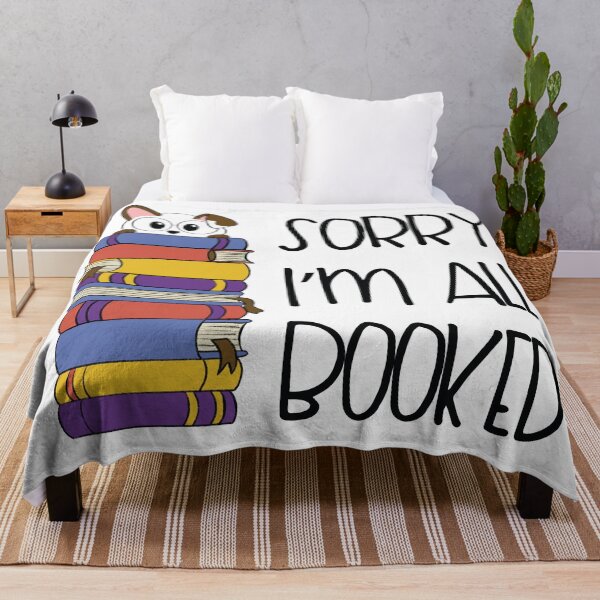 Item preview, Sorry I'm All Booked Reading Cute Dog Book Lover Design designed and sold by logankinkade.