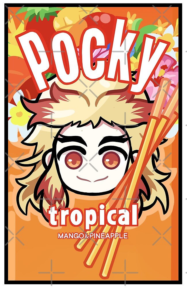 Tropical Pocky Rengoku By Makkiroll Redbubble