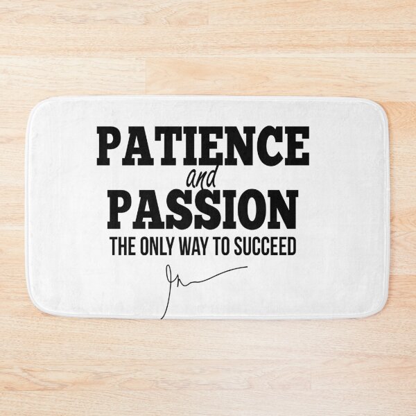 Item preview, Patience and passion (Black) | Garyvee designed and sold by Swapnil ..