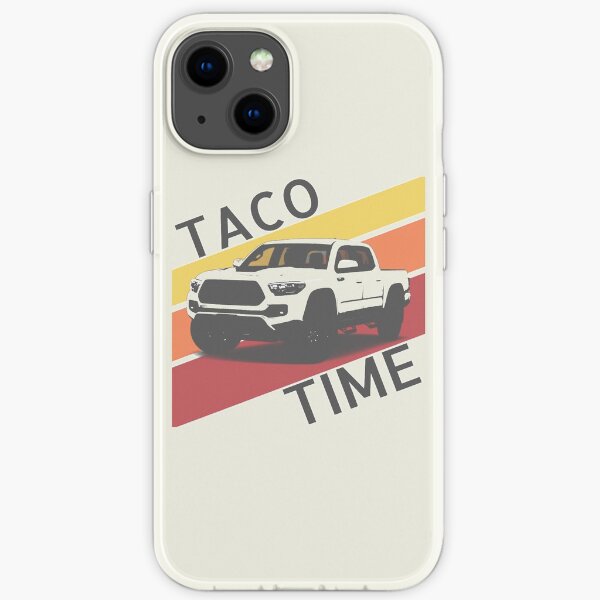 Taco Time Retro style Toyota truck iPhone Soft Case