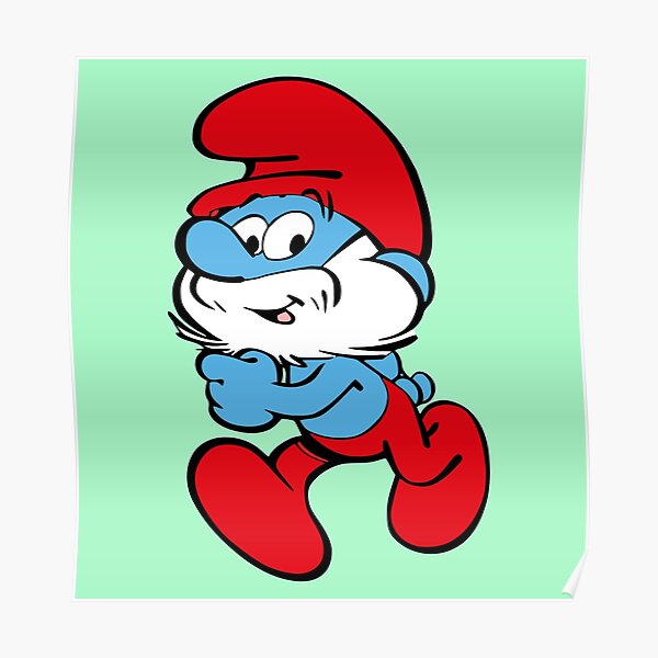 angry papa smurf