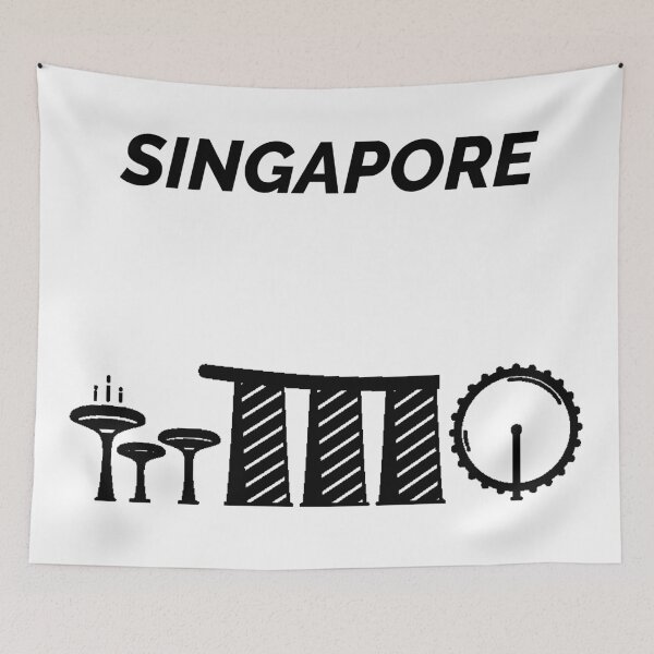 Aperçu de l'œuvre Skyline de Singapour créée et vendue par marosharaf.