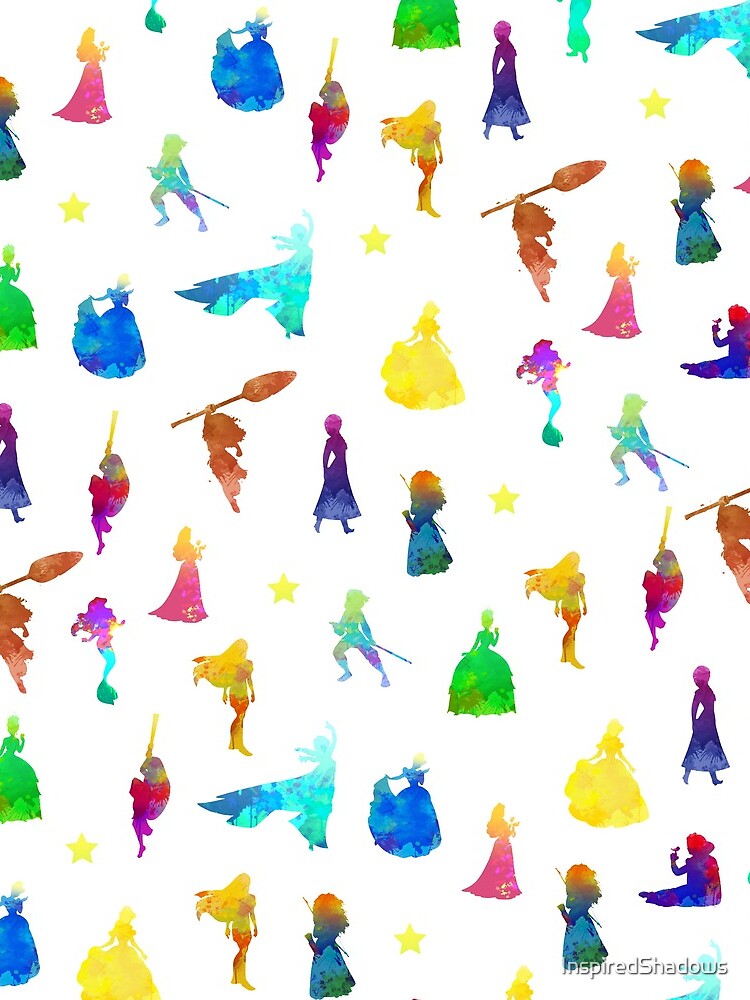Princess Pattern Inspired Silhouette by InspiredShadows