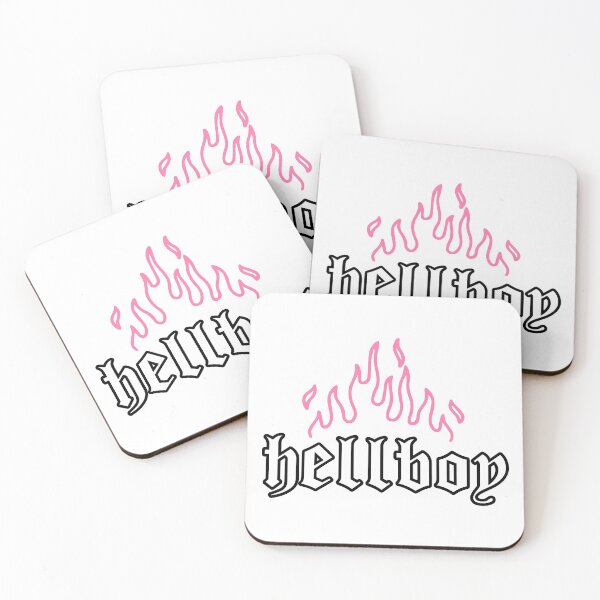 Item preview, Hellboy Flames Pink designed and sold by RosedesignArt.