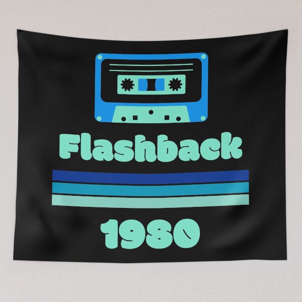 Item preview, FLASHBACK CASETTE 1980s Blu designed and sold by CharlieCreator.