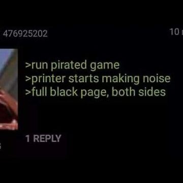 Artwork thumbnail, 4chan greentext printer by HangLooseDraft