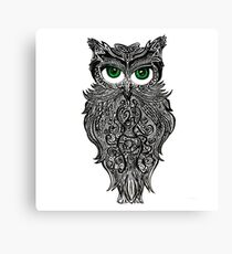 Owl Tattoo Canvas Prints Redbubble