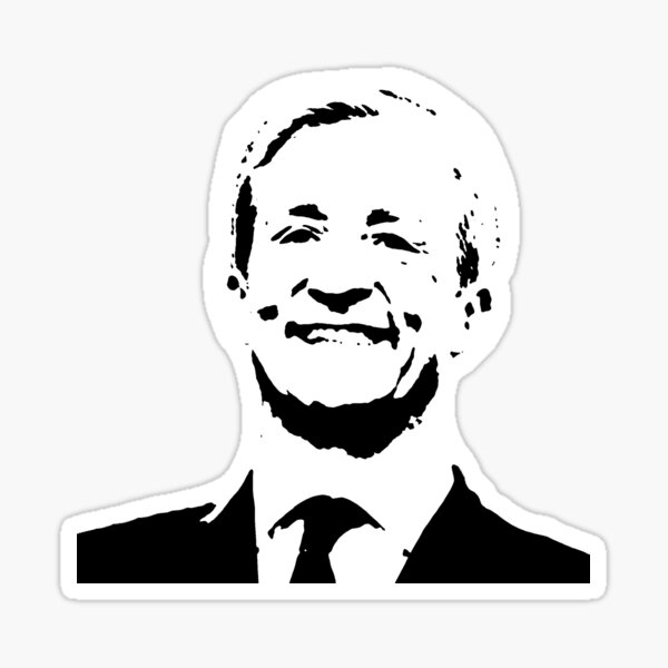 Tom Steyer - B&W Line Art Sticker
