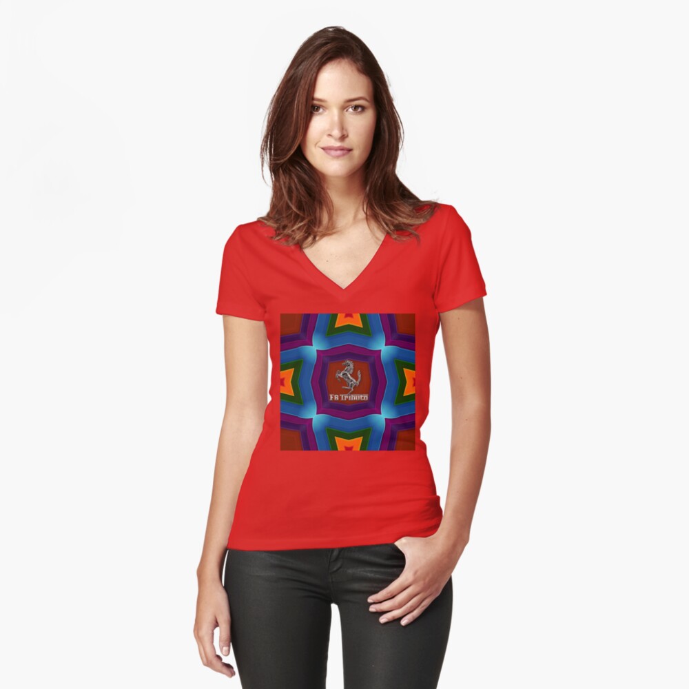 Item preview, Fitted V-Neck T-Shirt designed and sold by Vk91art.