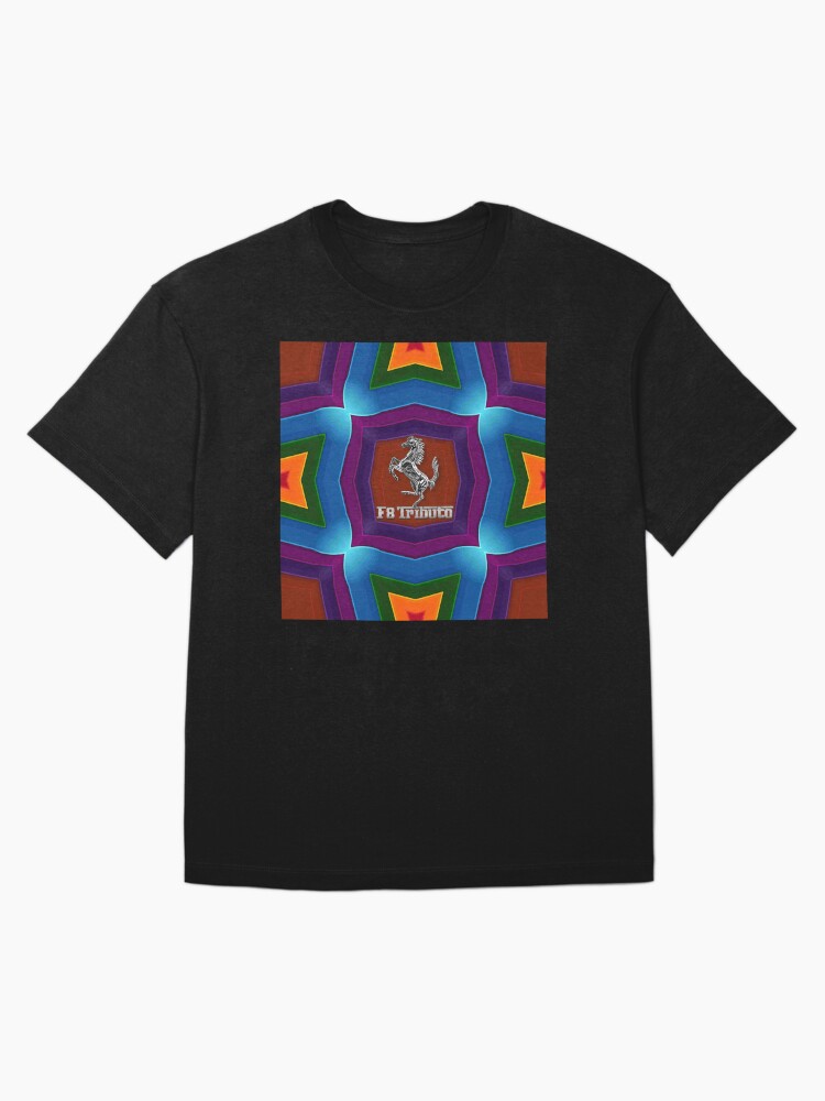 Thumbnail 3 of 7, Oversized T-Shirt, Prancing Horse (F8 Tributo Silver) designed and sold by Vk91art.