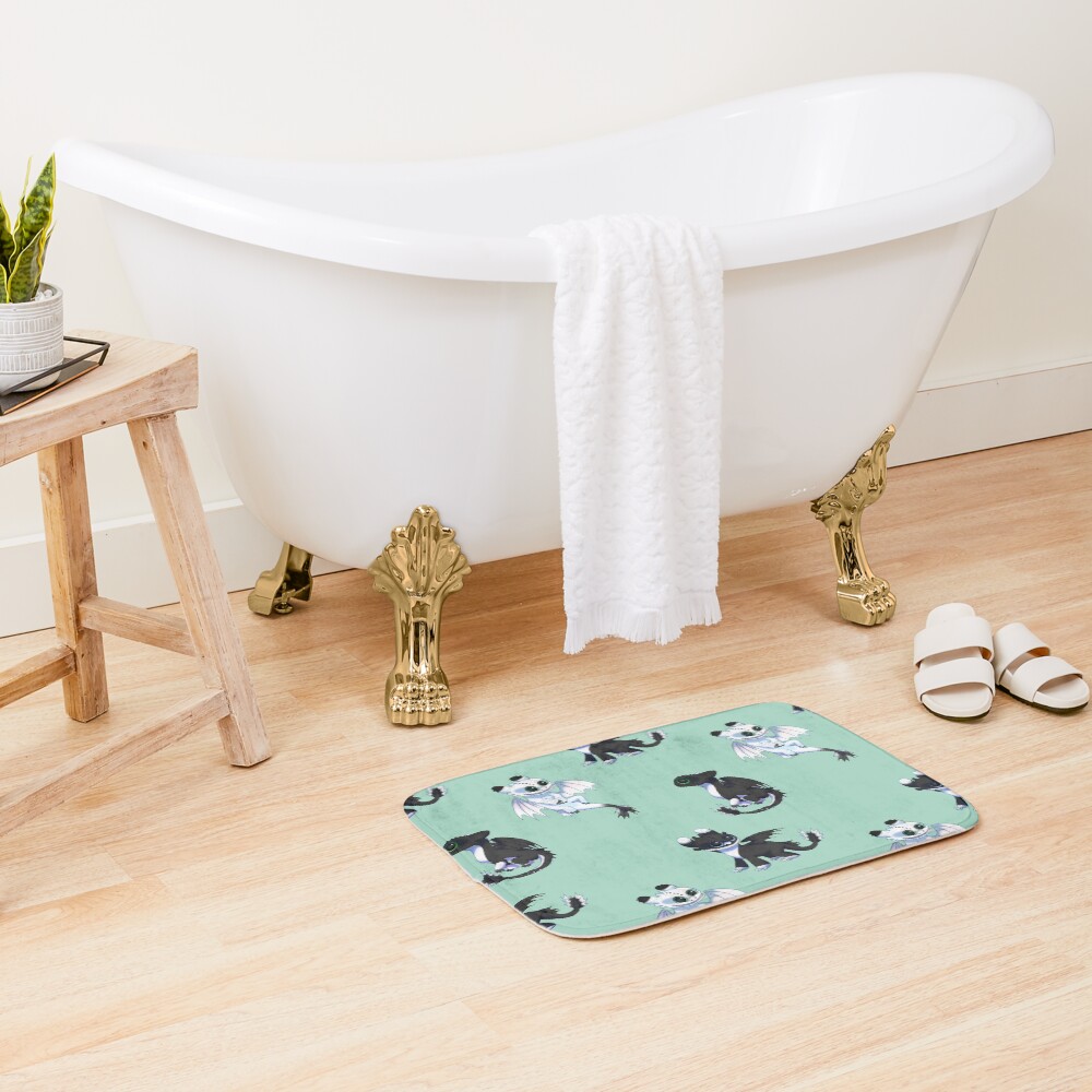 Item preview, Bath Mat designed and sold by scribblefoxx.