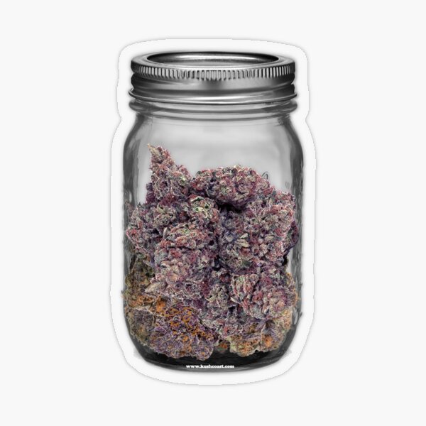 Item preview, Grape Goodness Cannabis Jar  designed and sold by kushcoast.