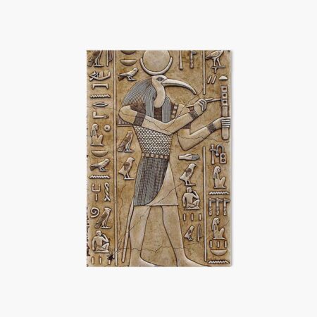 Vista previa del artículo con la obra «Thoth - Deidad del Antiguo Egipto», diseñado y vendido por Vash Chen.