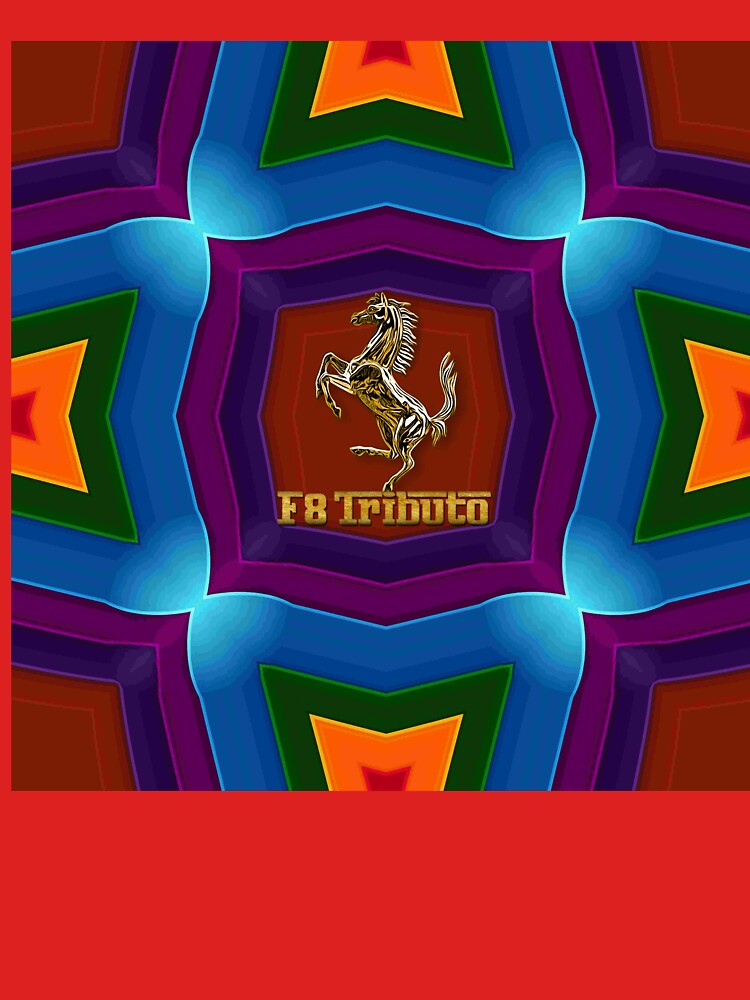 Thumbnail 7 of 7, Classic T-Shirt, Prancing Horse (F8 Tributo Gold) designed and sold by Vk91art.