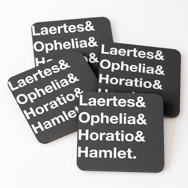 Item preview, Laertes& Ophelia& Horatio& Hamlet. designed and sold by tinyrobespierre.