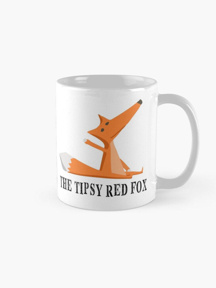 Alternate view of The Tipsy Red Fox T-Shirts - Clothes and Home decor Mug