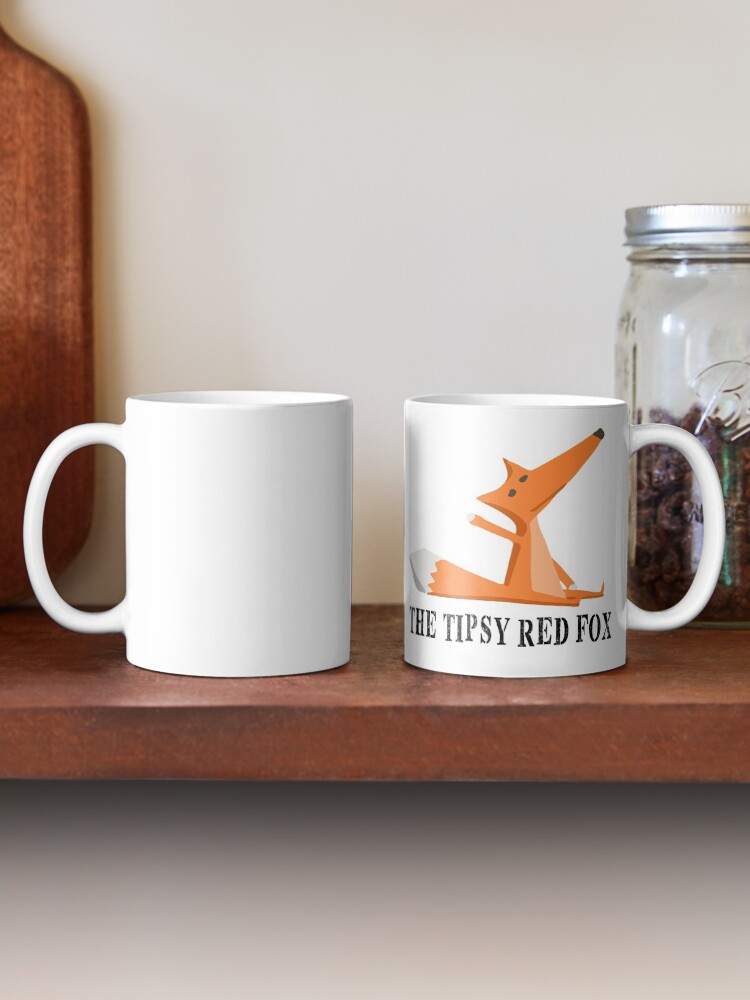Alternate view of The Tipsy Red Fox T-Shirts - Clothes and Home decor Mug