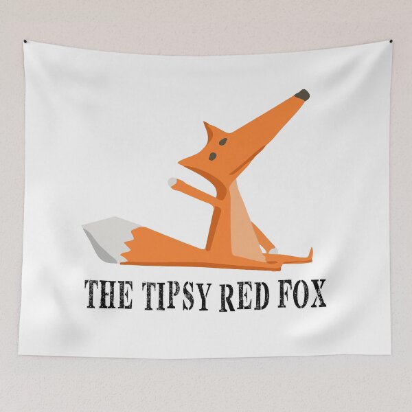 Item preview, The Tipsy Red Fox T-Shirts - Clothes and Home decor designed and sold by Andy Renard.