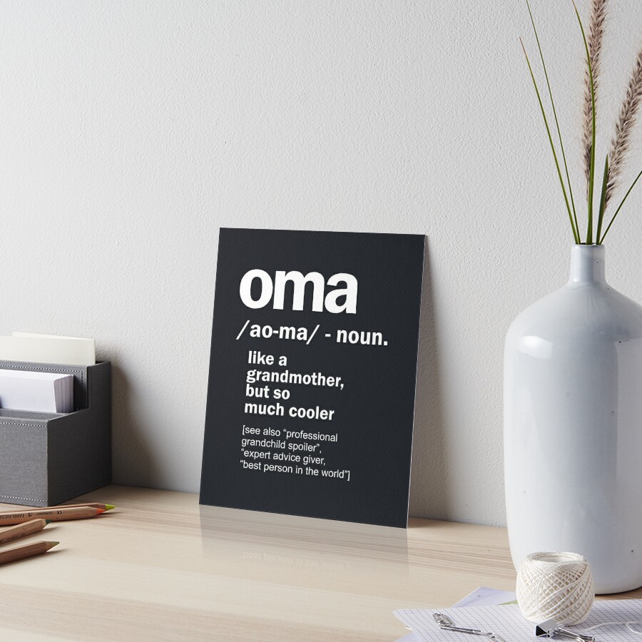 Oma Gift For Grandma Women Birthday Mother Day Gift