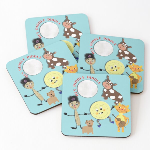Item preview, Hey Diddle Diddle Kids Nursery Rhyme Picture designed and sold by Artification.
