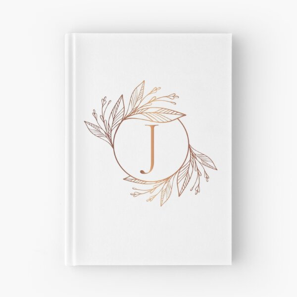 Artikelvorschau, Personalisiertes Rosengoldmonogramm mit Anfangsbuchstaben J. Luxus lässt Muster auf einem weißen Hintergrund. entworfen und verkauft von Annartlab.