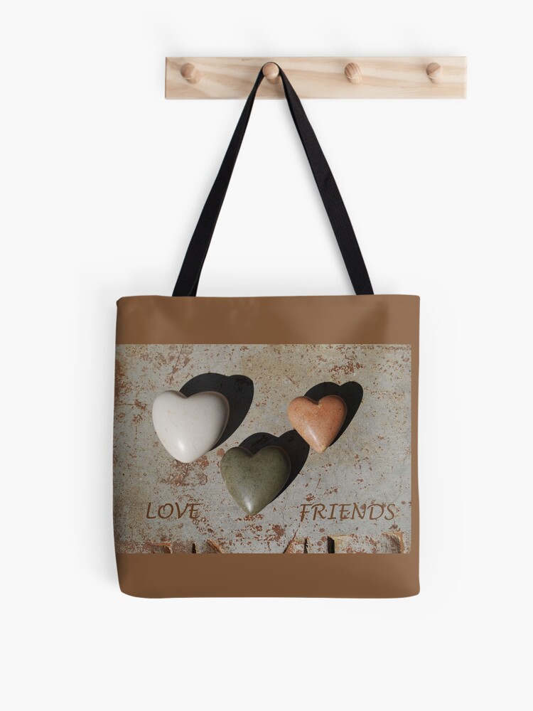 Thumbnail 1 of 2, Tote Bag, Love Your Friends designed and sold by girlsnight.
