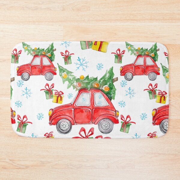 Item preview, Christmas Red Car designed and sold by Bazarovaart.