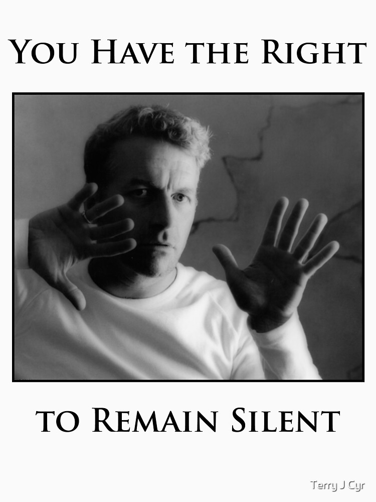 You Have the Right to Remain Silent by cyrphoto