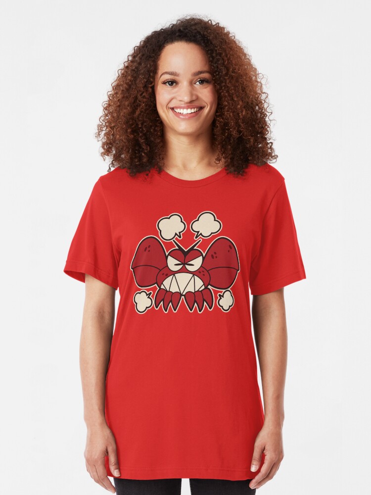 Alternate view of Feelin' Crabby! Slim Fit T-Shirt