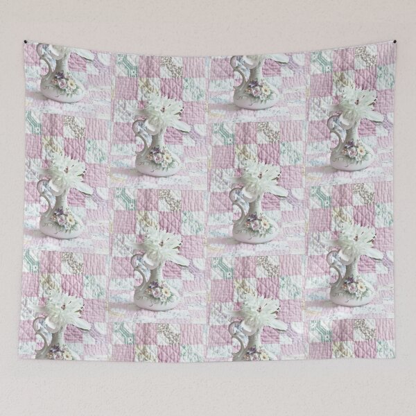 Item preview, Grandmothers Vase and Quilt designed and sold by Sherry Hallemeier.