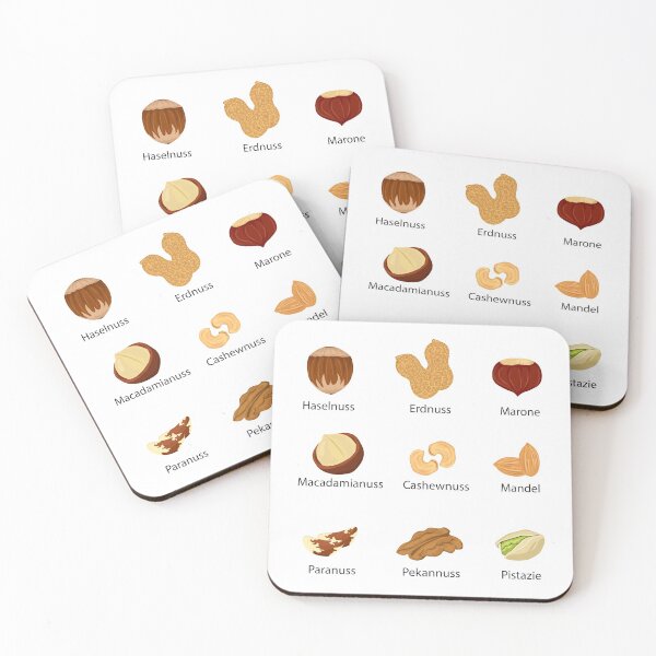 Item preview, nine types of nuts - german design designed and sold by OVMEngemann.