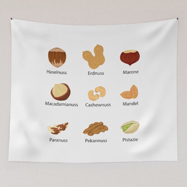 Item preview, nine types of nuts - german design designed and sold by OVMEngemann.