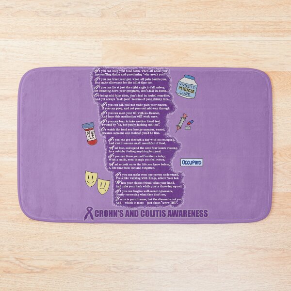Item preview, If Kipling was writing about IBD - Crohn's and Colitis Awareness designed and sold by poo-tee.