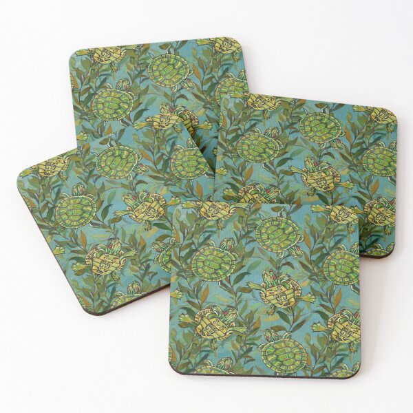Item preview, Slider Turtle Pattern Numero Uno by Robert Phelps designed and sold by RobertPhelpsArt.