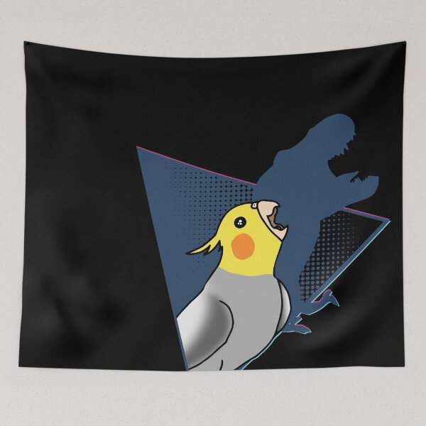 Item preview, Comic T-rex cockatiel designed and sold by FandomizedRose.