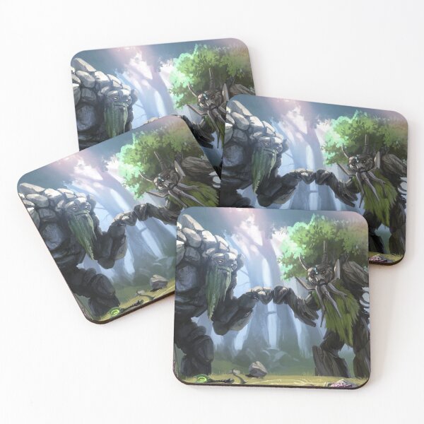 Dota 2 Treant Protectors Coasters (Set of 4)