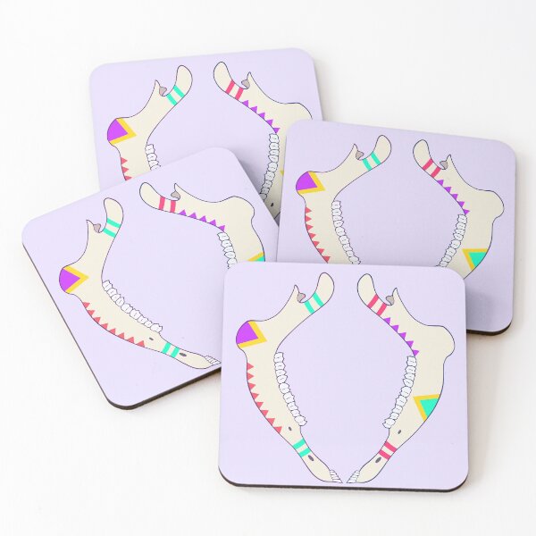 Item preview, Pastel Deer Jaws designed and sold by RobotsinBlack.