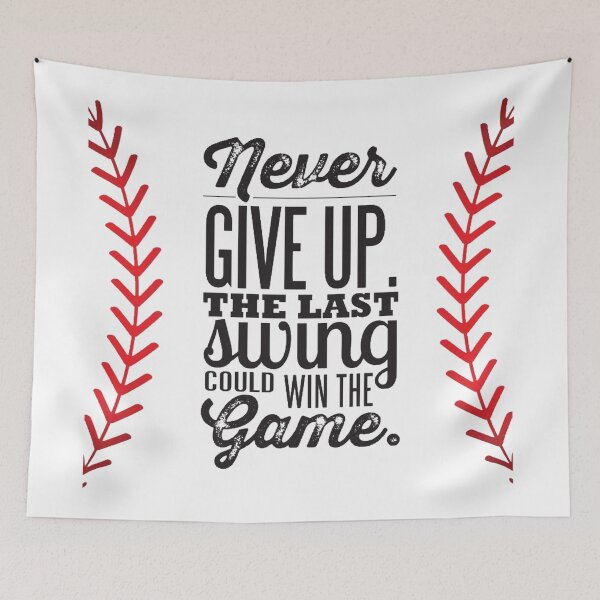 Item preview, Never Give Up designed and sold by MoreAwesomeTees.