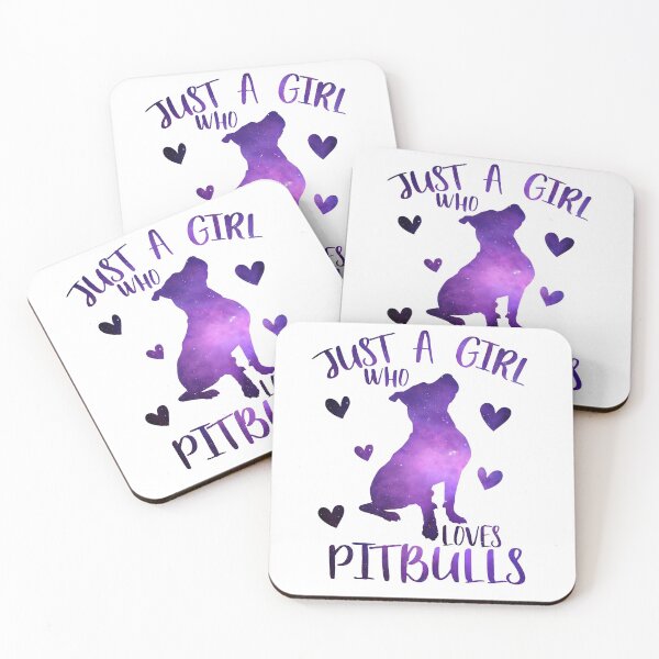 Item preview, Just a Girl who loves Pitbulls designed and sold by PrettyPittie Shop.
