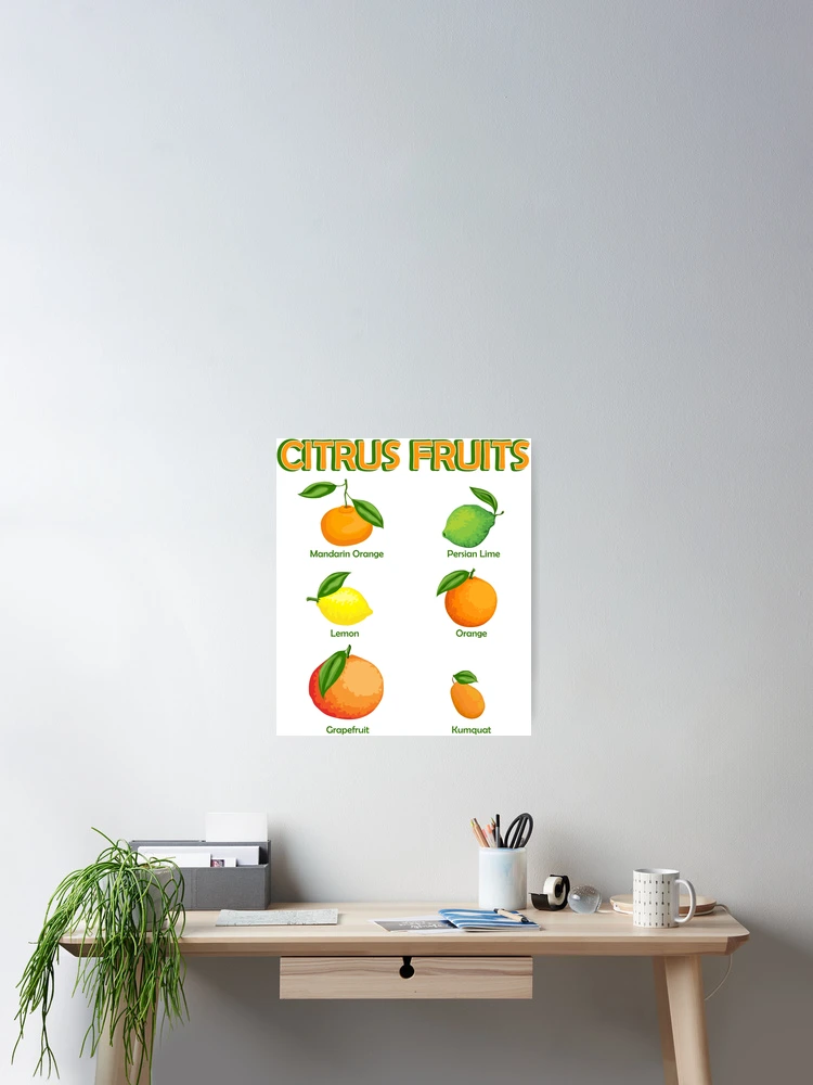 six types of citrus