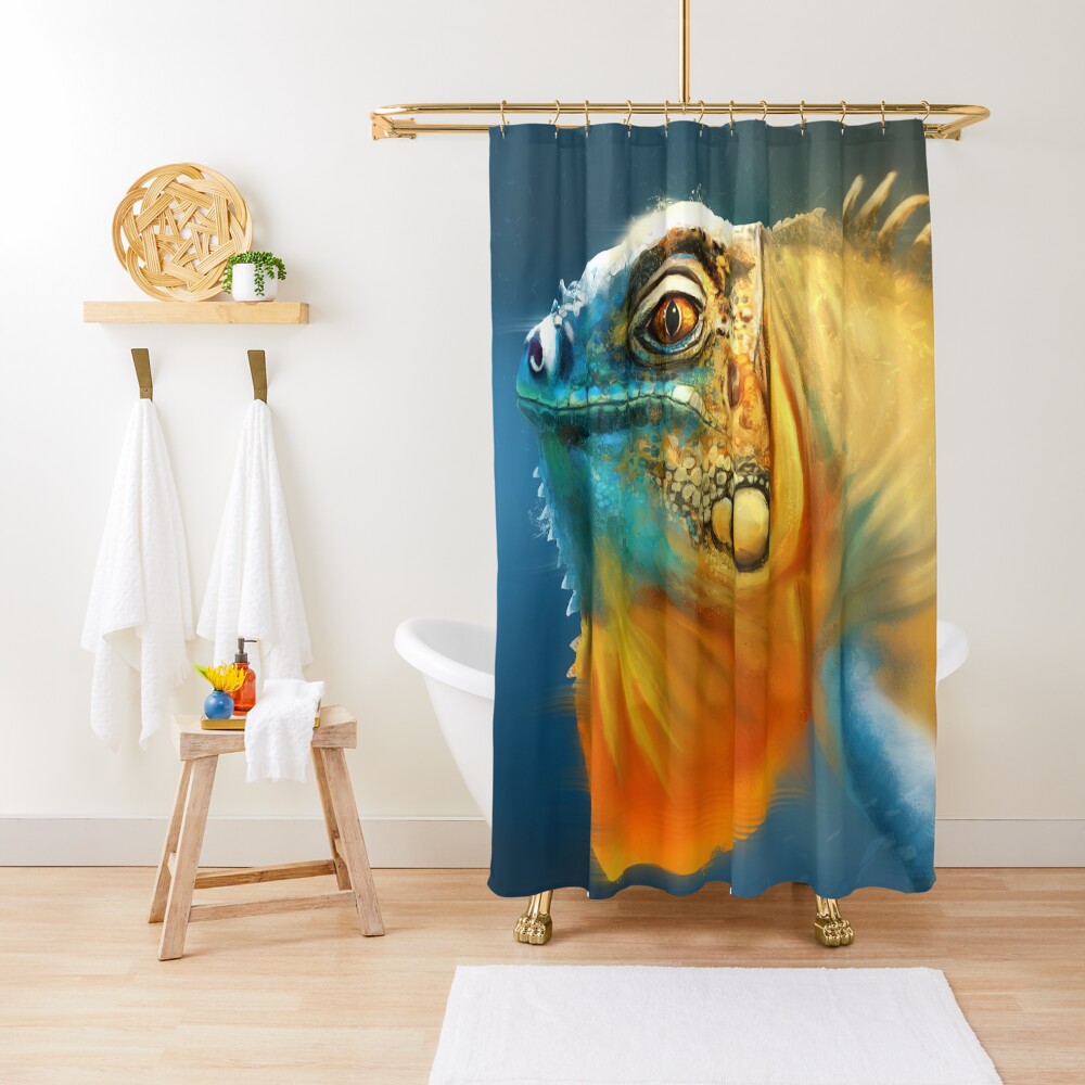 Item preview, Shower Curtain designed and sold by Mannetheman.
