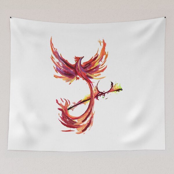 Item preview, phoenix painted designed and sold by rainingcrow.
