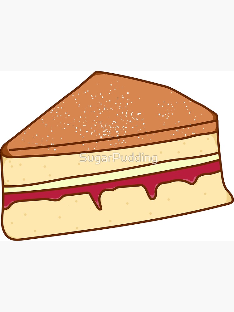 Sponge Cake Postcard | anxietyandcoffee